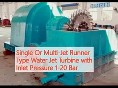 Μοναδική ή πολλαπλή στροφή τύπου ρεύματος του τύπου ρεύματος νερού με πίεση εισόδου 1-20 bar