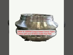 50KW έως 5000KW ισχύς εξόδου Φράνσις υδρογεννήτρια με 1.8 M3/s ρυθμό ροής εξόδου