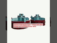 Υδρογεννήτρια Kaplan από ανοξείδωτο χάλυβα με τάση 400V και ελατήρια καθοδήγησης ZG20SiMn