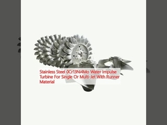 Τούρμπινα εντάσεων νερού από ανοξείδωτο χάλυβα 0Cr13Ni4Mo για μονό ή πολλαπλό τζετ με υλικό τρέχου
