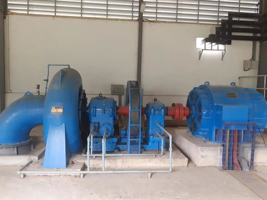 500KW-1250KW Απόδοση Οριζόντια Francis Hydro Turbine Francis Water Turbine Για εφαρμογές βαριάς χρήσης