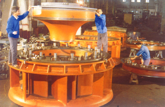 300 KW κατακόρυφη υδρογεννήτρια Kaplan με CNC λεπίδες από ανοξείδωτο χάλυβα