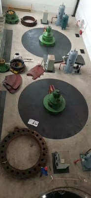 Υλικό ZG20SiMn Guide Vanes Vertical Kaplan Hydro Turbine με κατακόρυφη είσοδο νερού