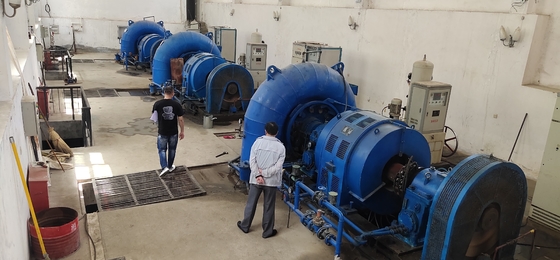 500KW-1250KW Απόδοση Οριζόντια Francis Hydro Turbine Francis Water Turbine Για εφαρμογές βαριάς χρήσης