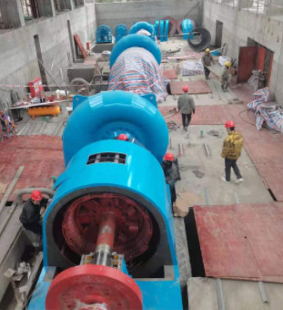 20-200m Κεφαλή Χαλαρωτικό Χάλυβα Ανθρακούχου Σπειροειδής Κουτί Υδροτουρμπίνα με οριζόντιο τύπο τουρμπίνης Francis