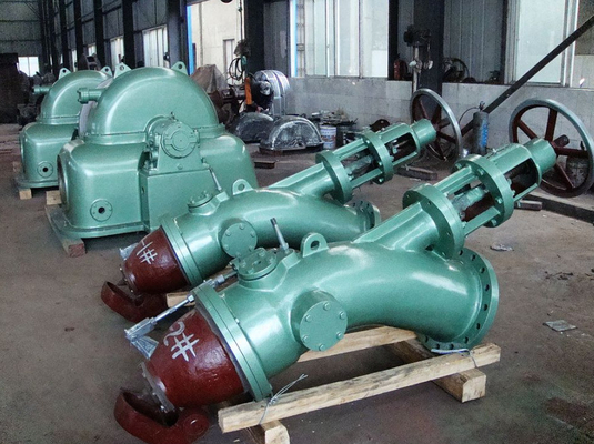 1650kw κατακόρυφος ώθησης	Πολυ ακροφύσιο στροβίλων 6000V 750RPM Pelton υδρο