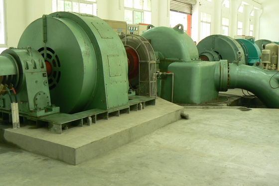 500kw κάθετη γεννήτρια τουρμπίνας 0.6m νερού Pelton διάμετρος δρομέων