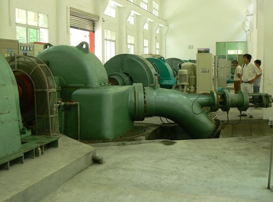 Κάθετη Pelton ροδών αποδοτικότητα γεννητριών 500RPM 91% μικροϋπολογιστών υδρο