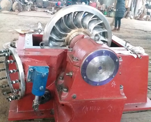 στρόβιλος ώθησης 350kw Turgo 400V για την ευρεία σειρά ροής εγκαταστάσεων υδρο παραγωγής ενέργειας