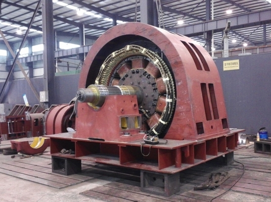 600kw υδρο οριζόντια 600v υδραυλικής ισχύος διέγερση πυριτίου γεννητριών 60Hz στατική