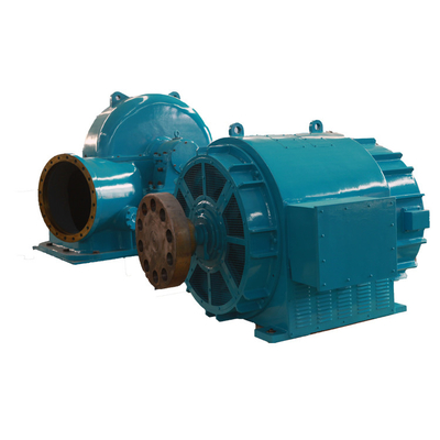 650kw οριζόντιος στρόβιλος 50HZ 400V υδροηλεκτρικής ενέργειας με τη σπείρα χαλκού