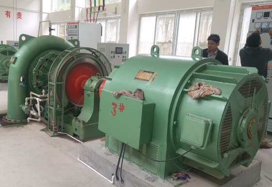 350kw μίνι υδροηλεκτρικές αβούρτσιστες υδρο γεννήτριες τουρμπίνας γεννητριών 400v