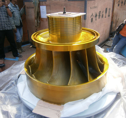 Δρομέας κάθετο οριζόντιο 150RPM-1000RPM μερών στροβίλων νερού του Francis Kaplan