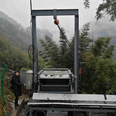 Καθαρίζοντας μηχανή 0.3915mm ραφιών απορριμμάτων HPP περιστροφική καθαριστής ραφιών απορριμμάτων διαστήματος πλέγματος