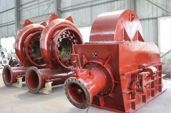 750RPM υψηλός επικεφαλής στρόβιλος 200KW 91,5% υψηλή αποδοτικότητα 0.45m νερού δρομέας