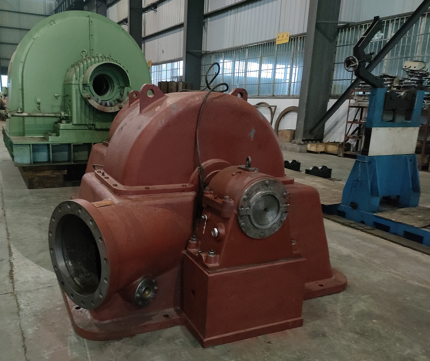 1000 kW Δυνατότητα κάθετη ή οριζόντια εγκατάσταση Turgo Hydro Impulse Turbine για παραγωγή ενέργειας