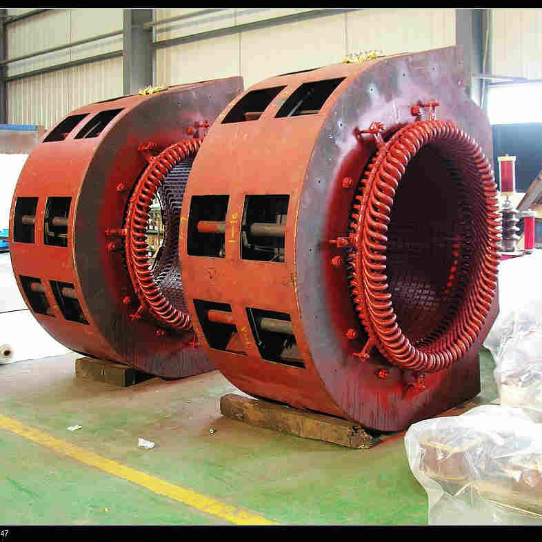 300kw κάθετος υδρο στρόβιλος 50hz Kaplan σε Gird από το μανομετρικό ύψος στήλης νερού Gird 60Hz 15m