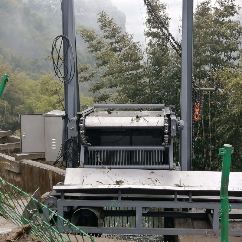 Καθαρίζοντας μηχανή 0.3915mm ραφιών απορριμμάτων HPP περιστροφική καθαριστής ραφιών απορριμμάτων διαστήματος πλέγματος