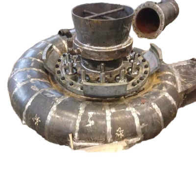 Δύναμη εξόδου 50KW έως 5000KW Φράνσις υδροτριβίνη με σπειροειδή θήκη από ανθρακούχο χάλυβα Q345 και ονομαστική κεφαλή 50 M-120m