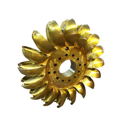 134m ονομαστική κεφαλή νερού Πέλτον υδροτουρμπίνα με ατσάλινο ρεύμα και αυτόματη ή χειροκίνητη λειτουργία